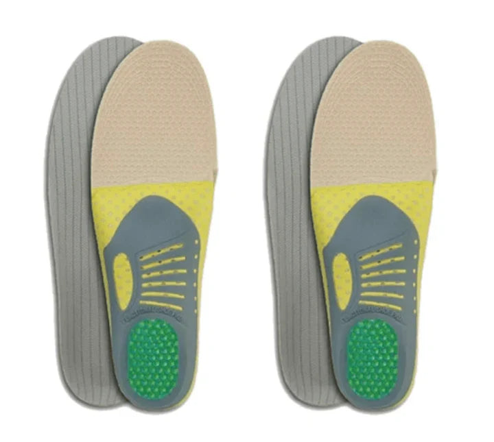 Orthopedic shoe insoles for flat feet