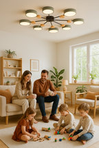 Scandinavian Ceiling Light – Branching Design, Stylish & Sustainable with LED Technology