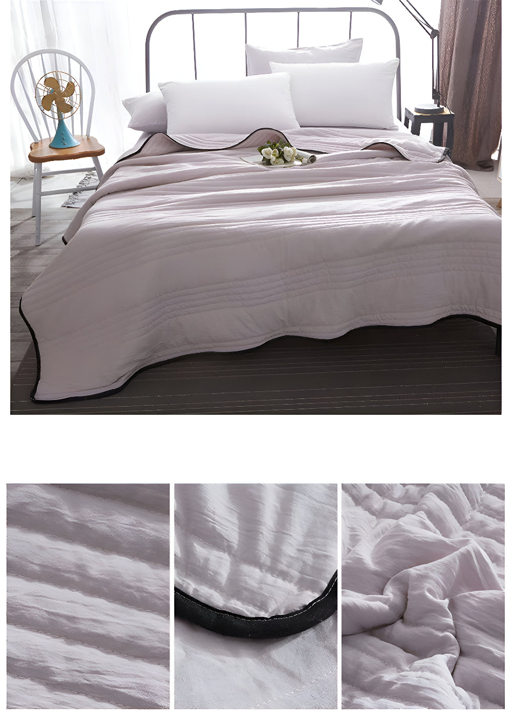Summer blanket made of Breathable & Cool to the Touch Fabric