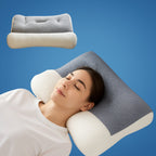 SpineEase | Orthopedic Neck Pillow – Pain Relief – Breathable Memory Foam – For Side Sleepers & All Sleep Positions