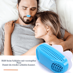 Anti-snoring & air filter system for better sleep