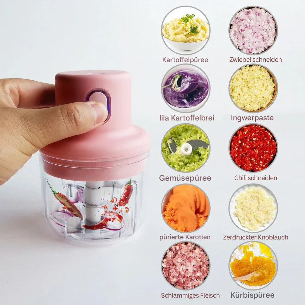 Wireless Food Chopper – Compact Mini Chopper for Spices and Vegetables