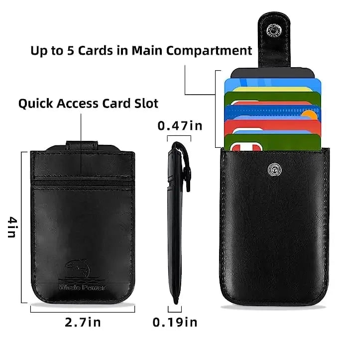 Slim Wallet made of PU leather – Secure & Compact