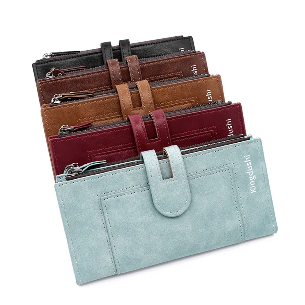 Long Leather Wallet for Ladies