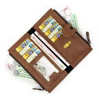 Long Leather Wallet for Ladies