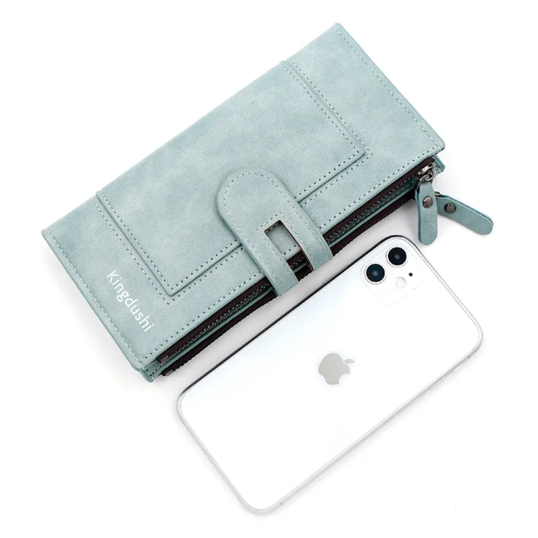 Long Leather Wallet for Ladies