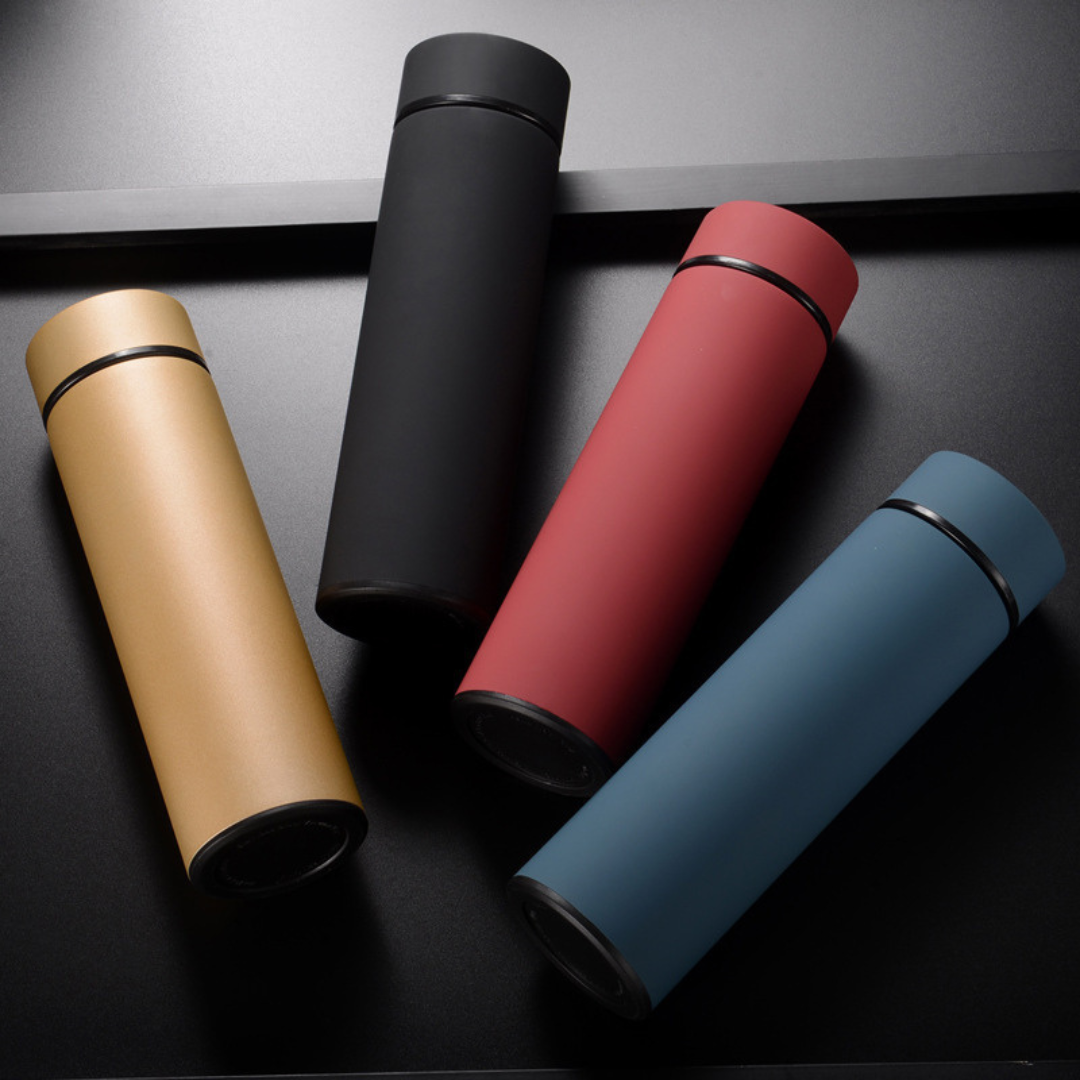 Intelligent Thermos Bottle with Digital Temperature Display – TempKeeper