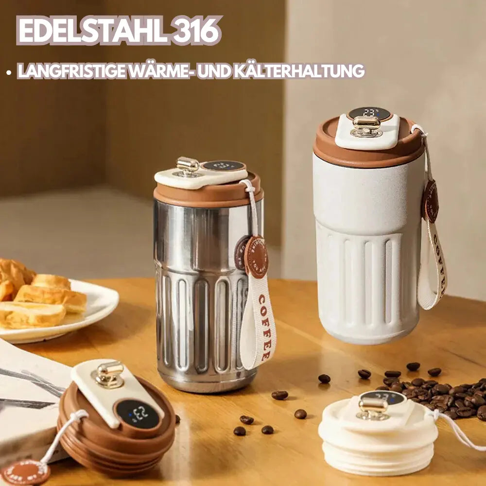 Smart LED Thermos Bottle