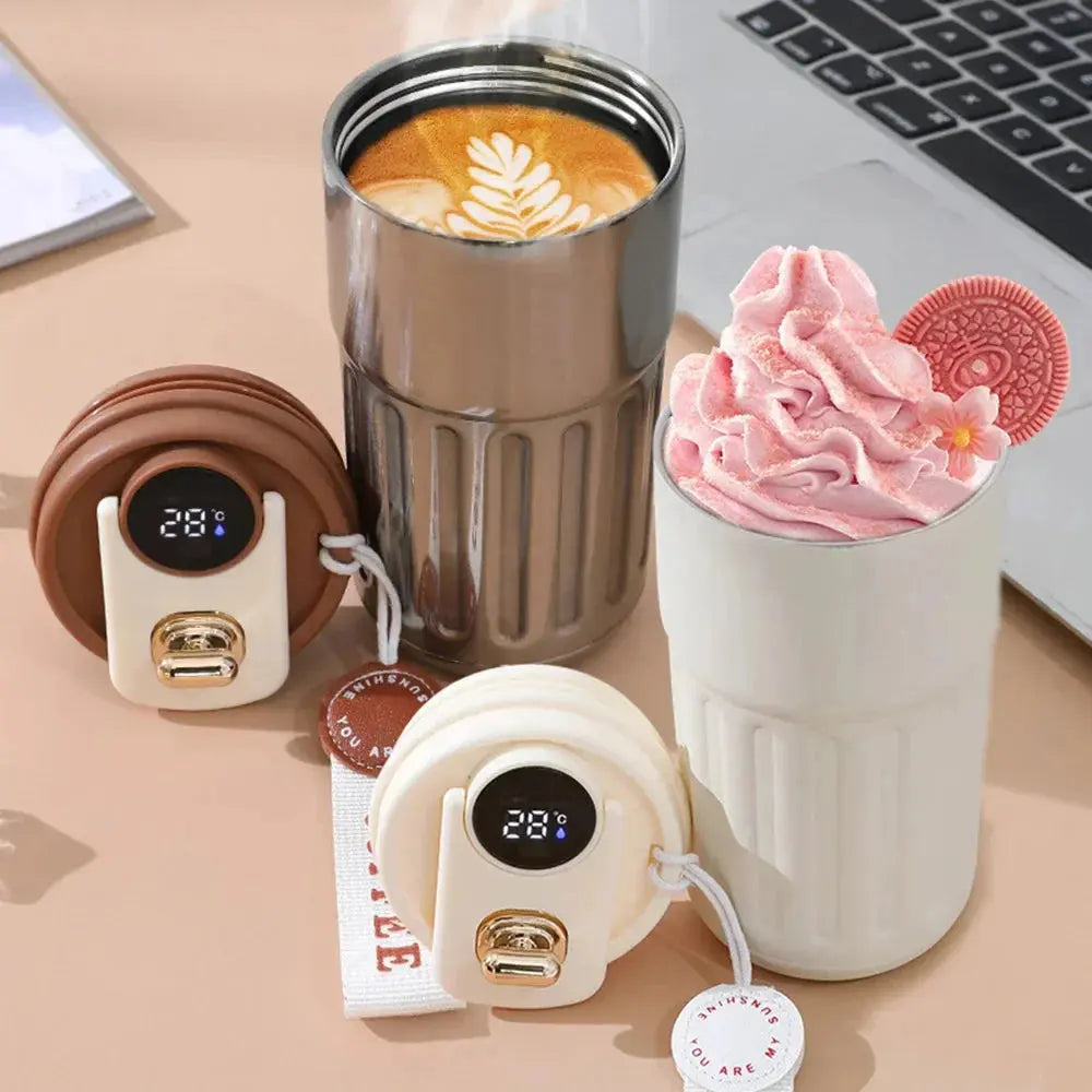Smart LED Thermos Bottle