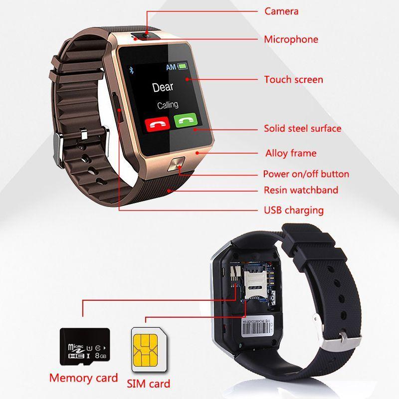 Sports Bluetooth Smartwatch for Samsung Huawei Xiaomi Android Phone