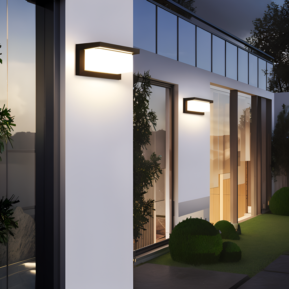 Smart Outdoor Wall Lamp with Motion Sensor – LED Lighting for Security and Atmosphere