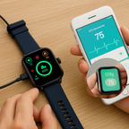 Smartwatch for Health & Fitness – EKG, Blood Pressure, Heart Rate Measurement – Compatible with iOS & Android