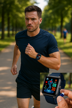 Smartwatch for Health & Fitness – EKG, Blood Pressure, Heart Rate Measurement – Compatible with iOS & Android