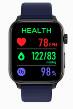 Smartwatch for Health & Fitness – EKG, Blood Pressure, Heart Rate Measurement – Compatible with iOS & Android