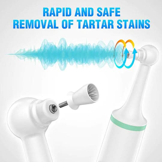 Ultrasonic Tooth Cleaner for Deep Cleaning & Radiantly White Teeth