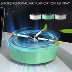 Smoke Removal Air Purifier Ashtray with Advanced Filter System – Stylish Indoor Air Odor Eliminator for Clean Air