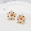 Aureline Sneeuwvlok Oorbellen – Elegante Zirkon Charme Oorbellen, Transparante Glans & Perfect Cadeau voor de Feestdagen