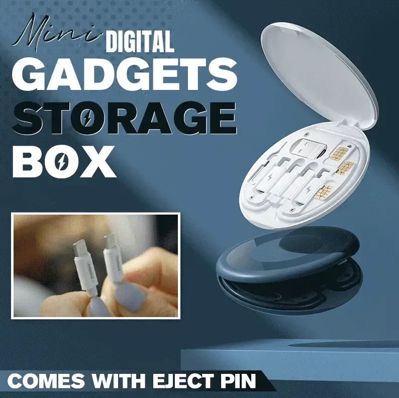 Storage box for digital mini devices
