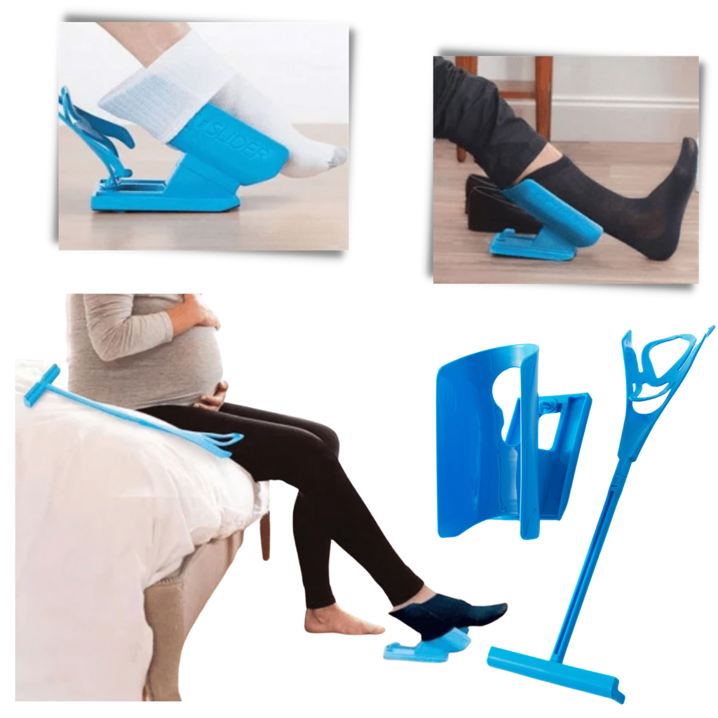 Sock aid slide