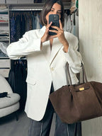 Hedwig | Modern Women’s Suede Handbag – Elegant, Versatile & Timeless