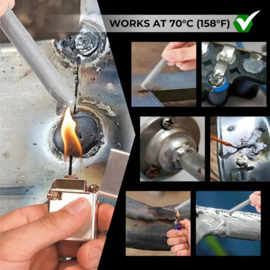 Instant Metal Repair Kit Welding Rods (3 pieces)