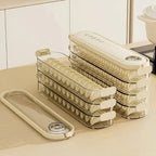 Stackable Freshness Containers With Freshness Valve - Storage Solutions For Food in the Refrigerator - 4 Piece Set