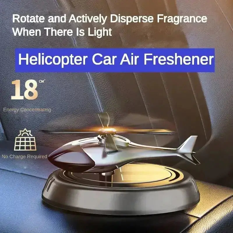 Car Air Freshener Perfume Helicopter Decoration Interior Decoration Car Rotating Aromatherapy Perfume Diffuser