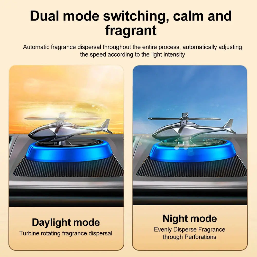 Car Air Freshener Perfume Helicopter Decoration Interior Decoration Car Rotating Aromatherapy Perfume Diffuser