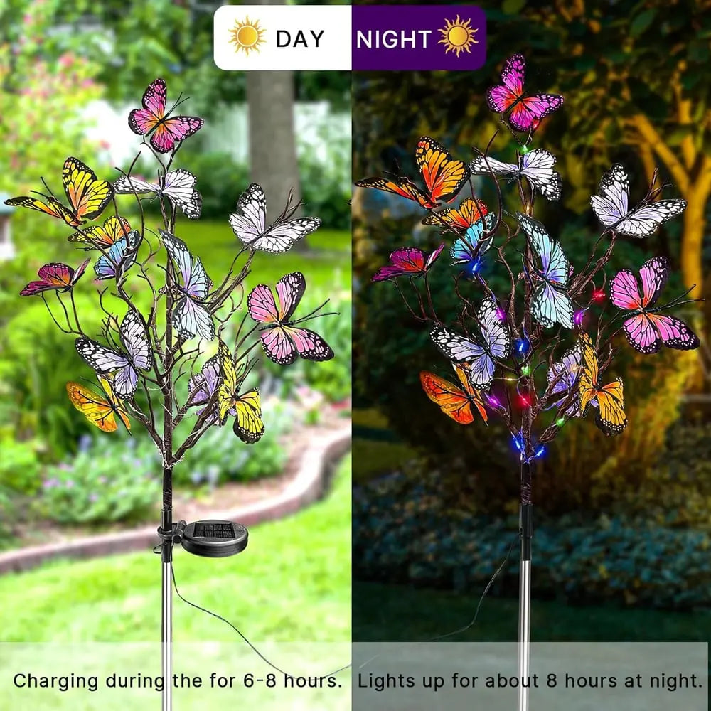 Solar Garden Light Butterfly – Weatherproof & Mood Lighting