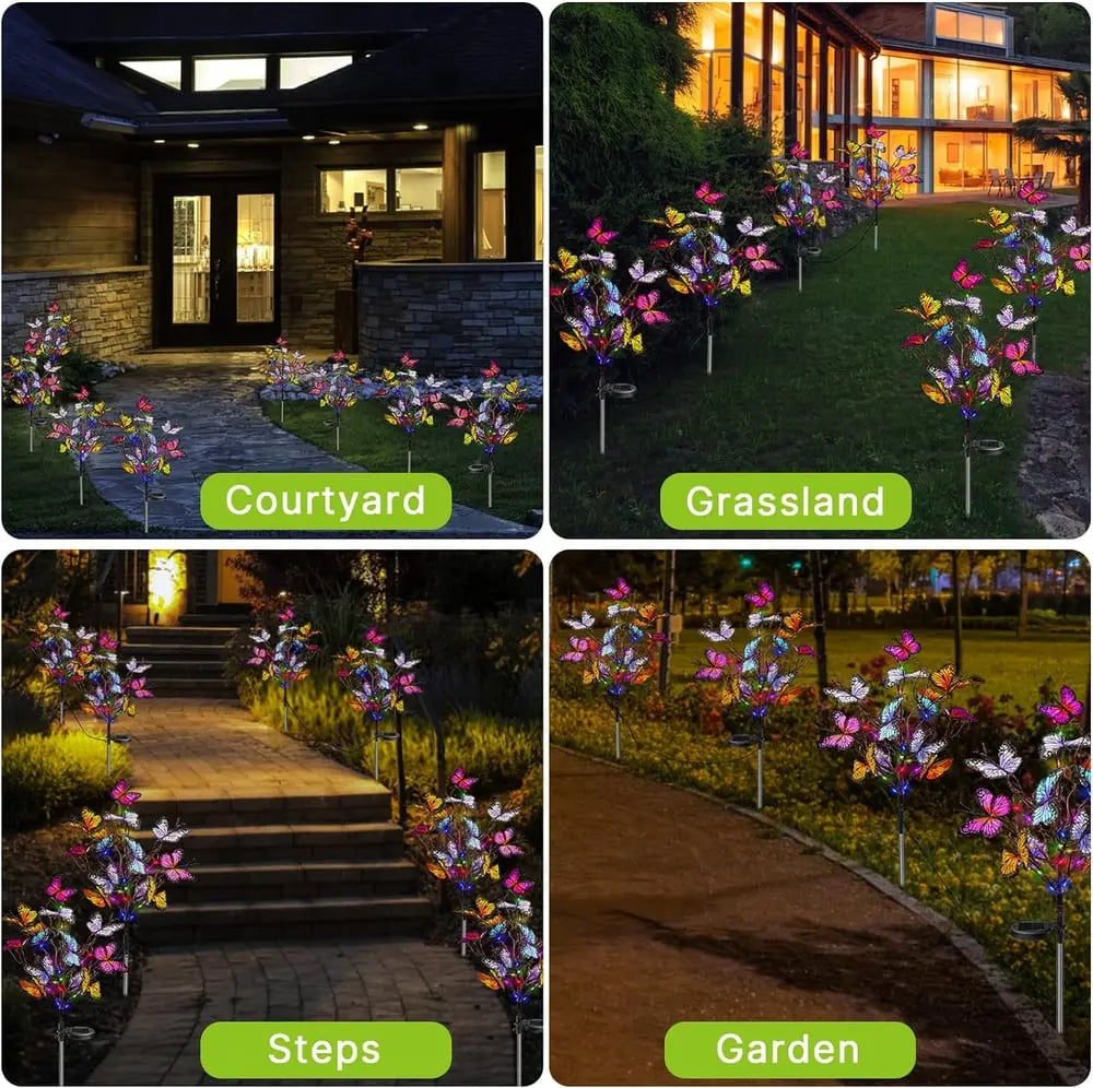 Solar Garden Light Butterfly – Weatherproof & Mood Lighting