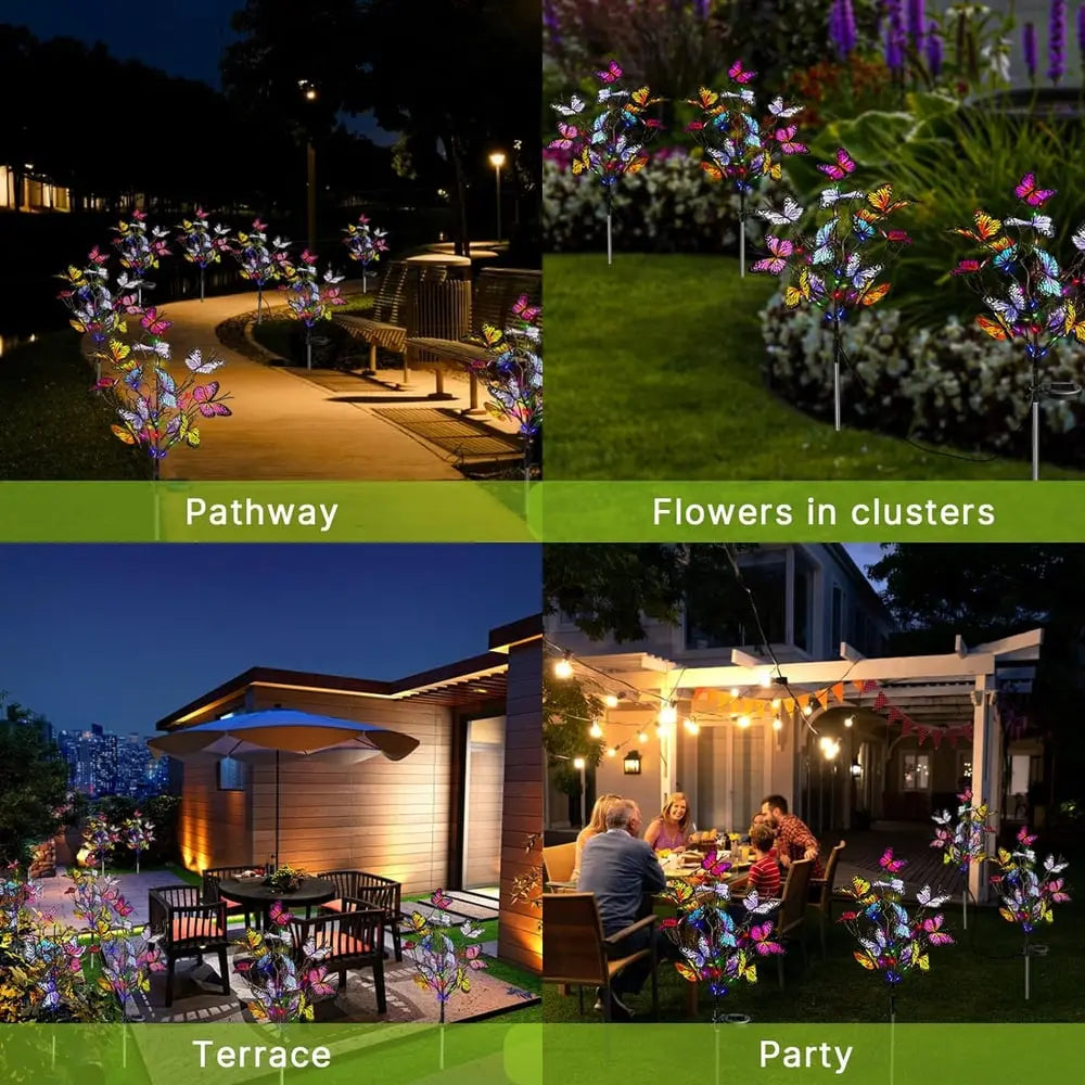 Solar Garden Light Butterfly – Weatherproof & Mood Lighting