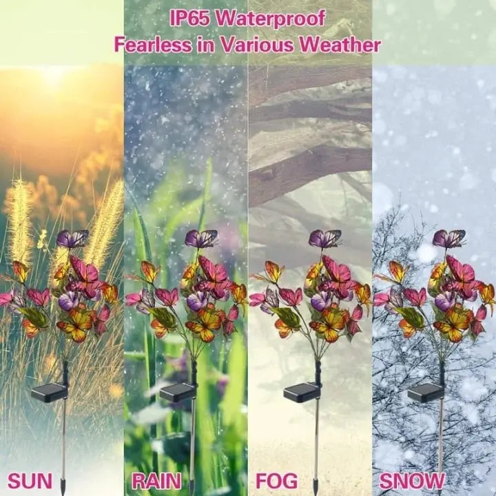 Solar Garden Light Butterfly – Weatherproof & Mood Lighting