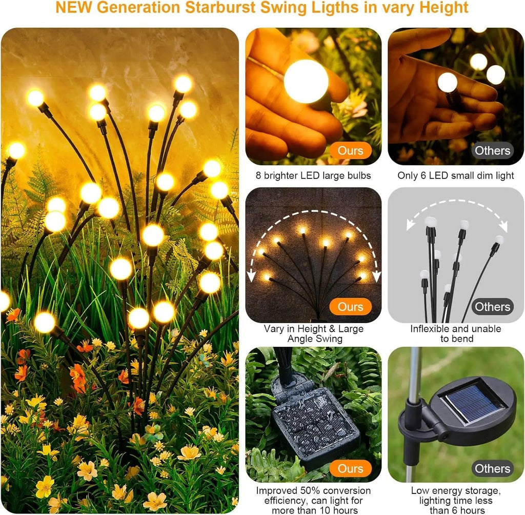 Solar Garden Lights – Gentle, Swinging Light for Magical Nights