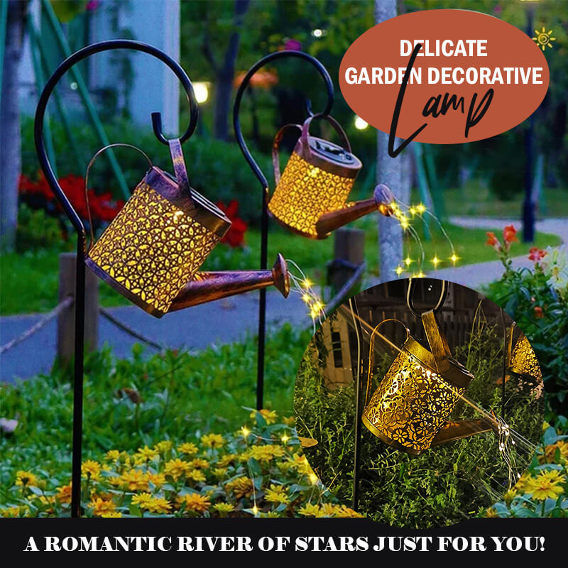 Outdoor garden lamp in iron with solar energy