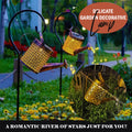 Outdoor garden lamp in iron with solar energy