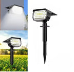 Solar-LED-Spotlight for outdoor use – Weatherproof garden lighting with 3 brightness levels
