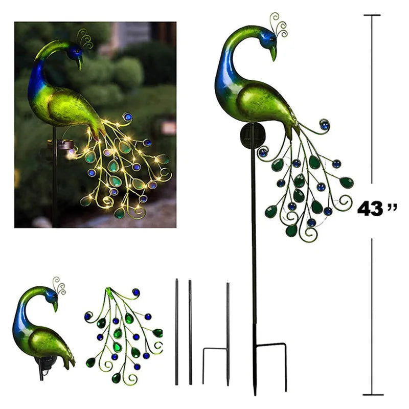 Waterproof LED garden light with decorative design – Perfect for outdoor and garden