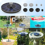 Solar garden fountain with soothing splashing – For birds & soul