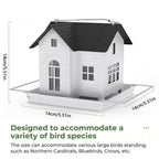 Solar-Birdhouse with LED – Illuminating Garden Lantern & Feeder Station in one!