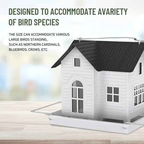 Solar-Birdhouse with LED – Illuminating Garden Lantern & Feeder Station in one!