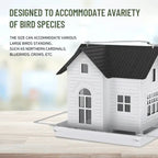 Solar-Birdhouse with LED – Illuminating Garden Lantern & Feeder Station in one!