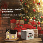 Solar-Birdhouse with LED – Illuminating Garden Lantern & Feeder Station in one!