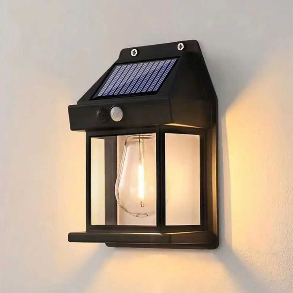 Solar Wall Light – Weatherproof Outdoor Lighting with Sensor