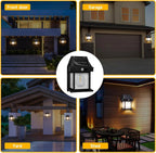 Solar Wall Light – Weatherproof Outdoor Lighting with Sensor