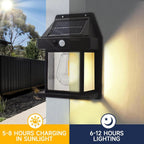 Solar Wall Light – Weatherproof Outdoor Lighting with Sensor