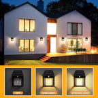 Solar Wall Light – Weatherproof Outdoor Lighting with Sensor