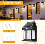 Solar Wall Light – Weatherproof Outdoor Lighting with Sensor