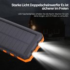 Solar Energy Power Bank with Flashlight – SolarCharge Pro