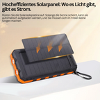 Solar Energy Power Bank with Flashlight – SolarCharge Pro