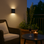SolarGlow Luxe Solar Wall Lamps – Wireless, Stylish & Ready For Sultry Evenings